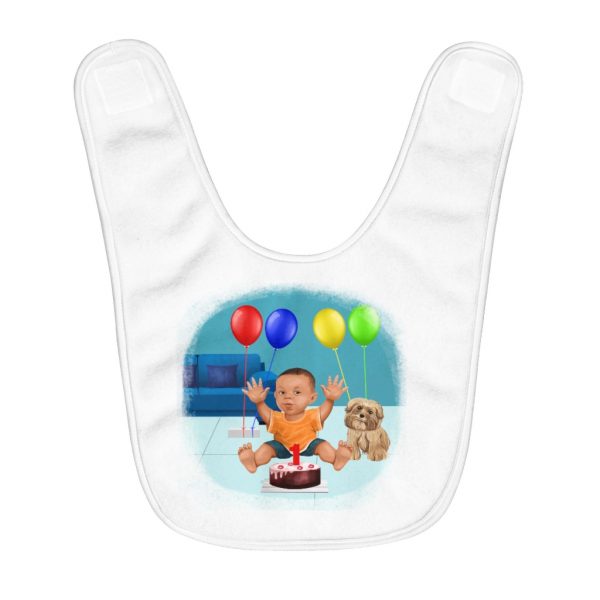 The One Book: Fleece Baby Bib