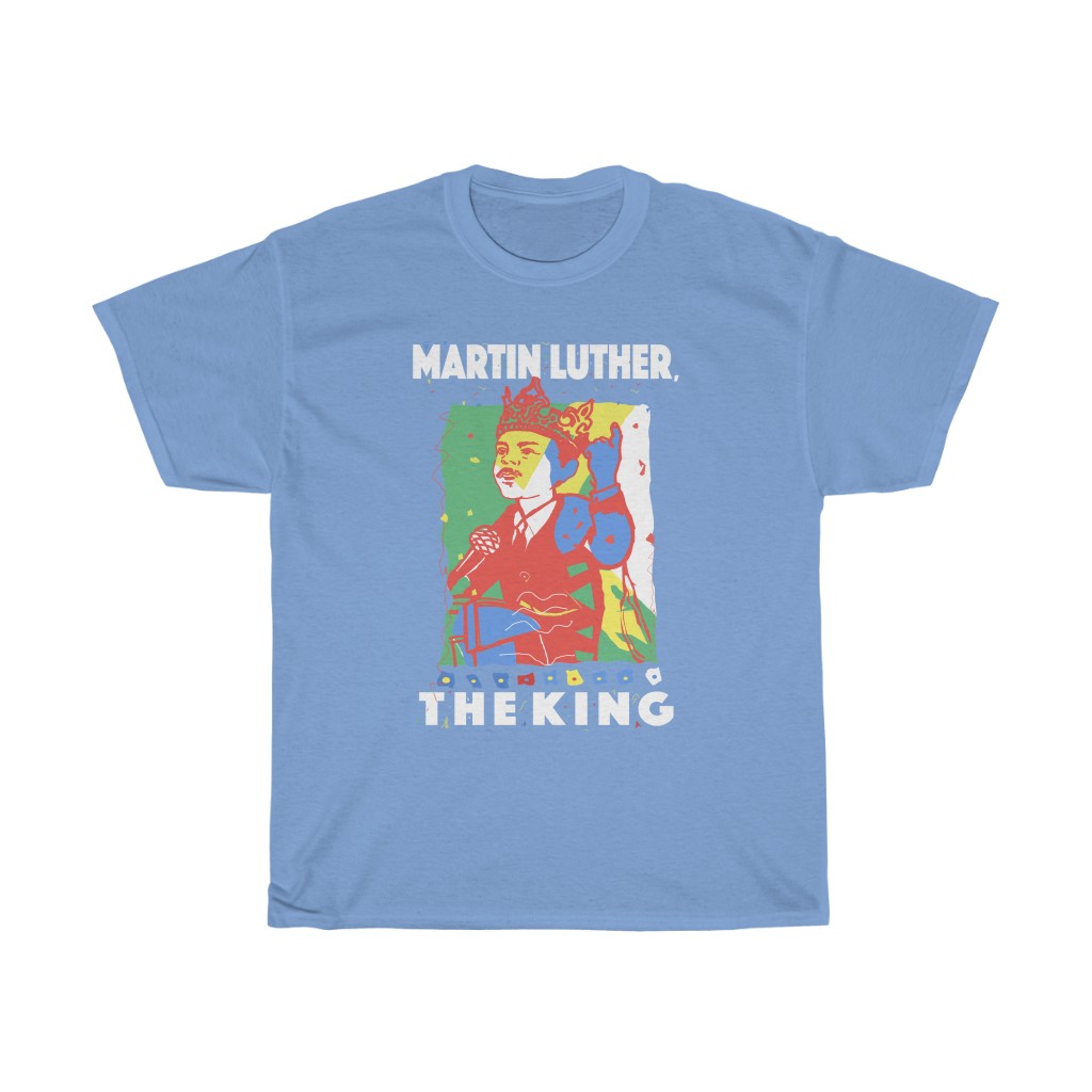 Martin Luther, The King Unisex Heavy Cotton Tee - Image 4