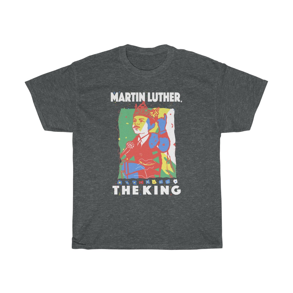 Martin Luther, The King Unisex Heavy Cotton Tee - Image 3