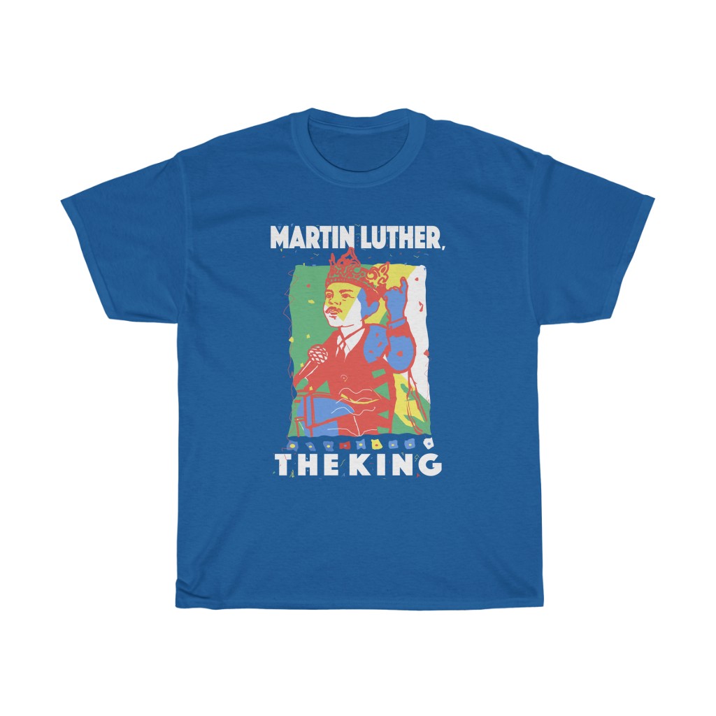Martin Luther, The King Unisex Heavy Cotton Tee