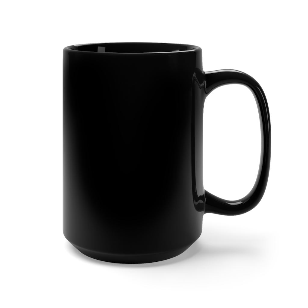 Martin Luther, The King Black Mug 15oz - Image 3